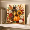 Happy Thanksgiving Day DIY 5D Diamond Painting Kit with Frame 25x25cm