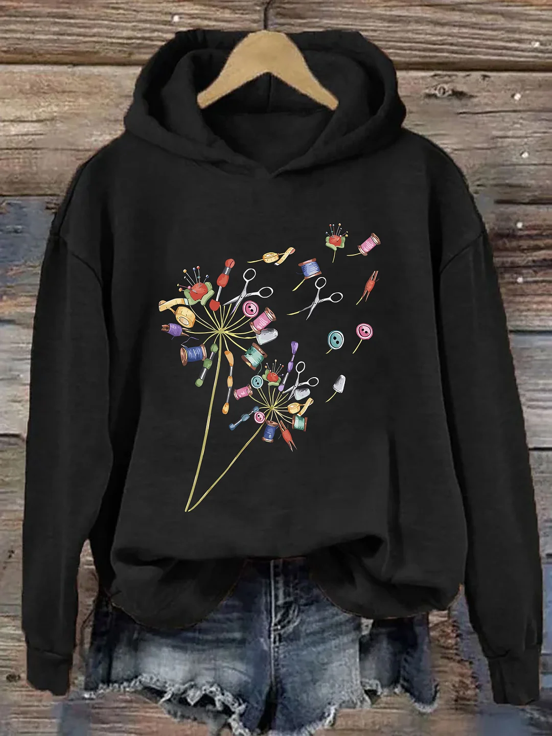 Cute Sewing Hoodie