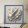 (Stamped/Counted) White Dove-14CT Cross Stitch 45*45cm tapestrymarket