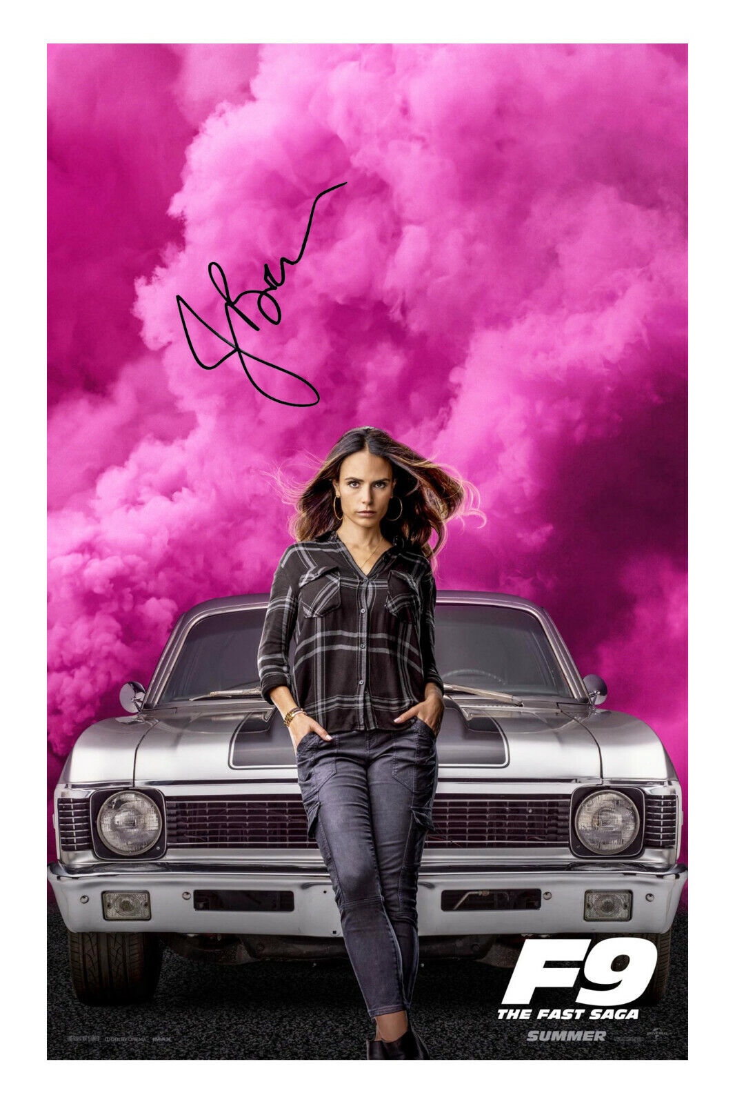 Jordana Brewster Fast & Furious 9 Signed A4 Photo Poster painting Print Autograph