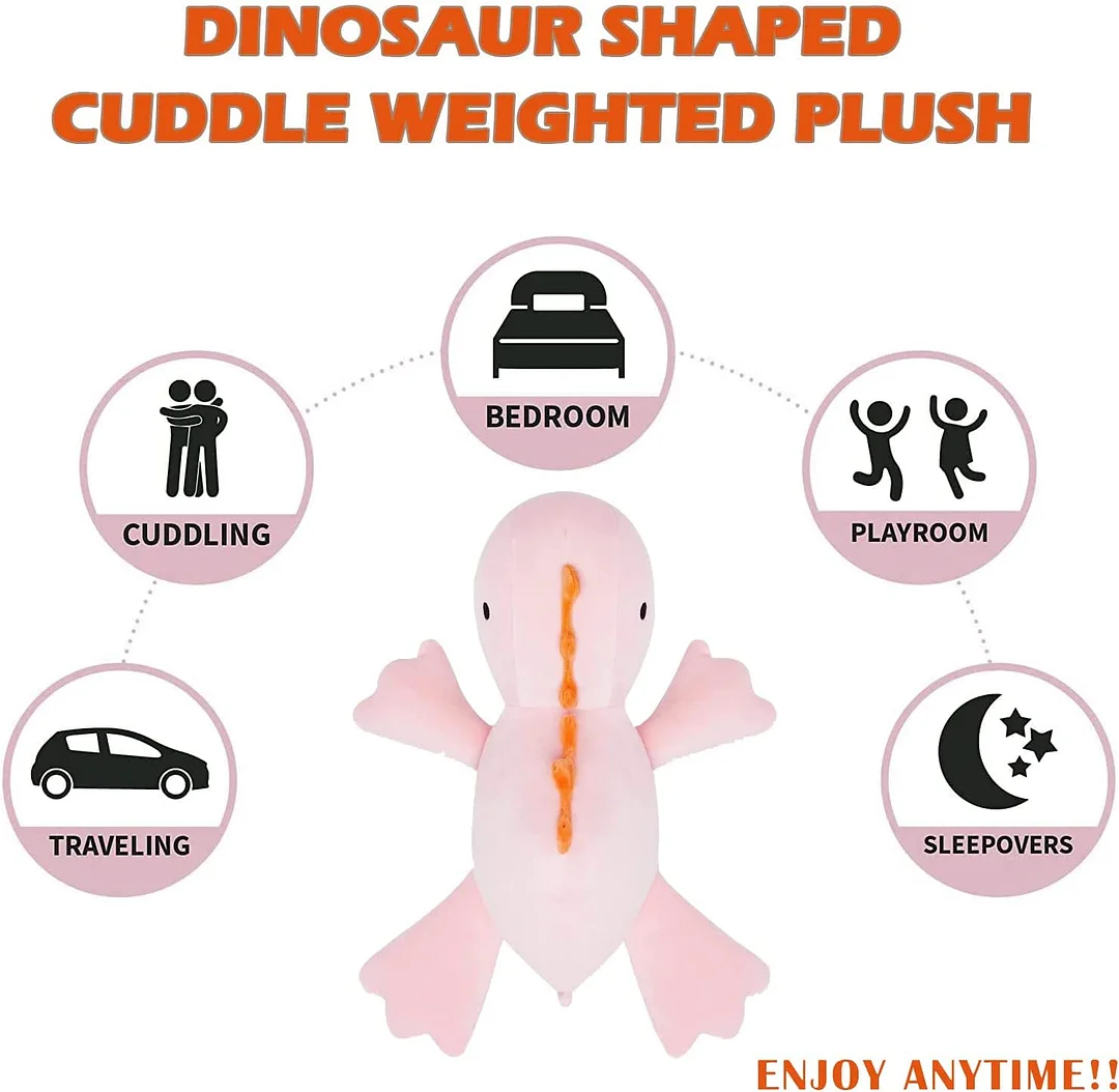 Dinosaur Weighted Plush