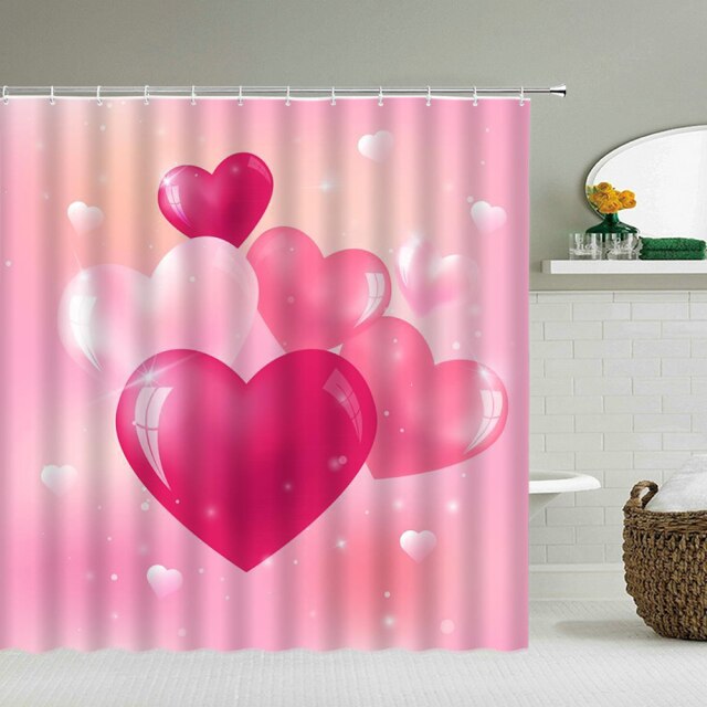 

Shower Curtain – Love Pomantic-180*180cm, 501 Original