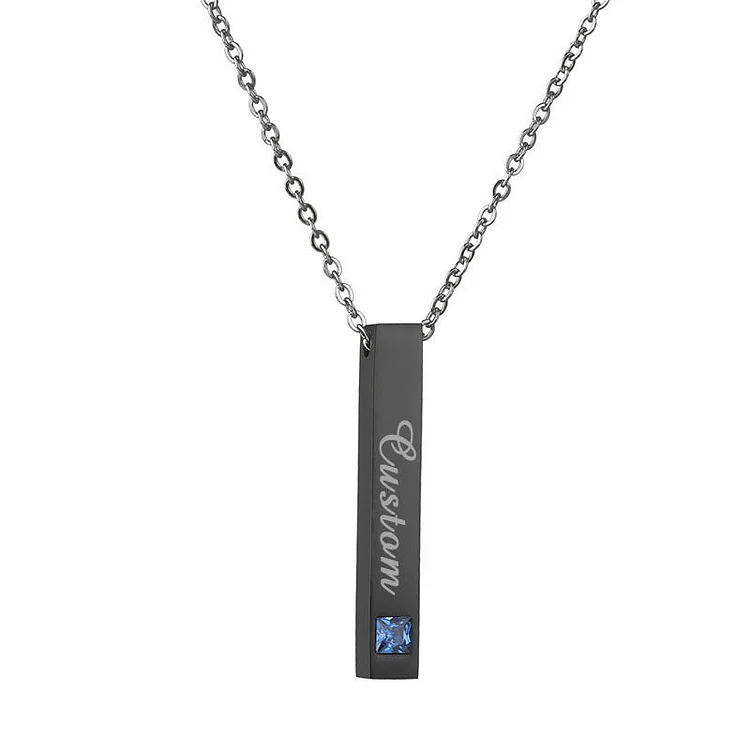 Diy Name Lettering Cylinder Necklace With Diamonds
