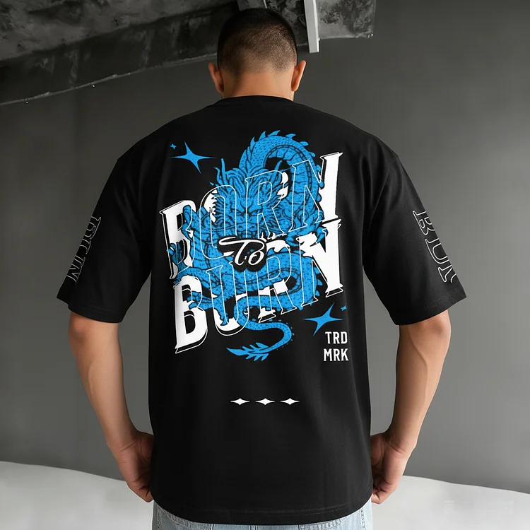 Ukiyo-e Style Art Print Casual Cotton T-Shirt