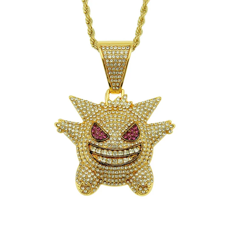 Pokémon Gengar Hip Hop Necklace