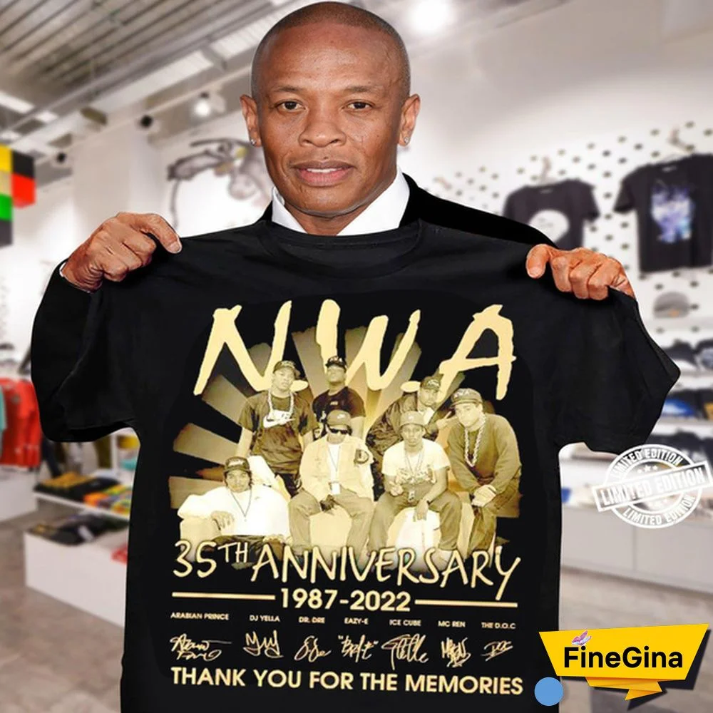 NWA 35th Anniversary 1987 Thank You for The Memories T-shirt