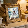 Beauty with White Roses kits sp&eacute;ciaux de peinture partielle en forme de drill partiel 5D pour adultes d&eacute;butants d&eacute;coration int&eacute;rieure diamants et kits