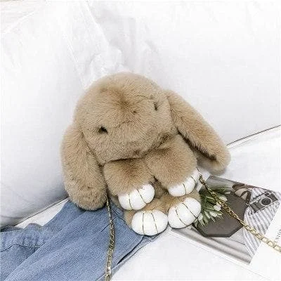 5 Colors Kawaii Plush Bunny Cross-Chain Bag SP13268
