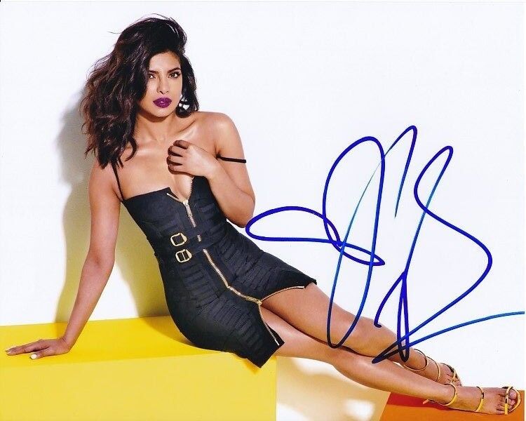 PRIYANKA CHOPRA Signed Autographed Photo Poster painting