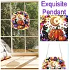 Kit de peinture de perles encadr&eacute;es, art d&rsquo;Halloween sorci&egrave;re citrouille en diamant 11,81x11,81 in