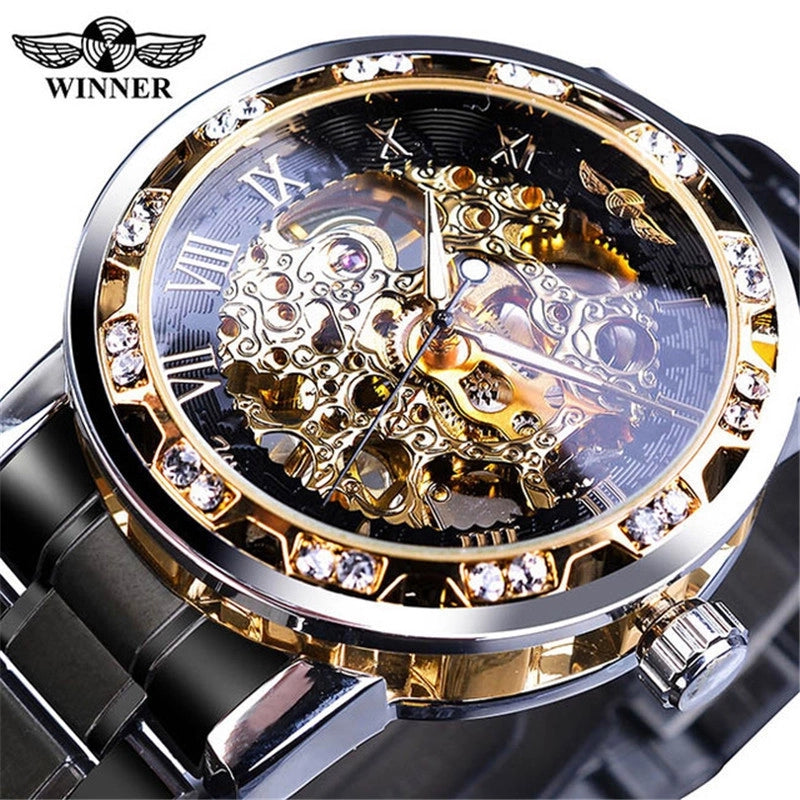 Casual Geometric Buckle Mechanical Men’s Watches