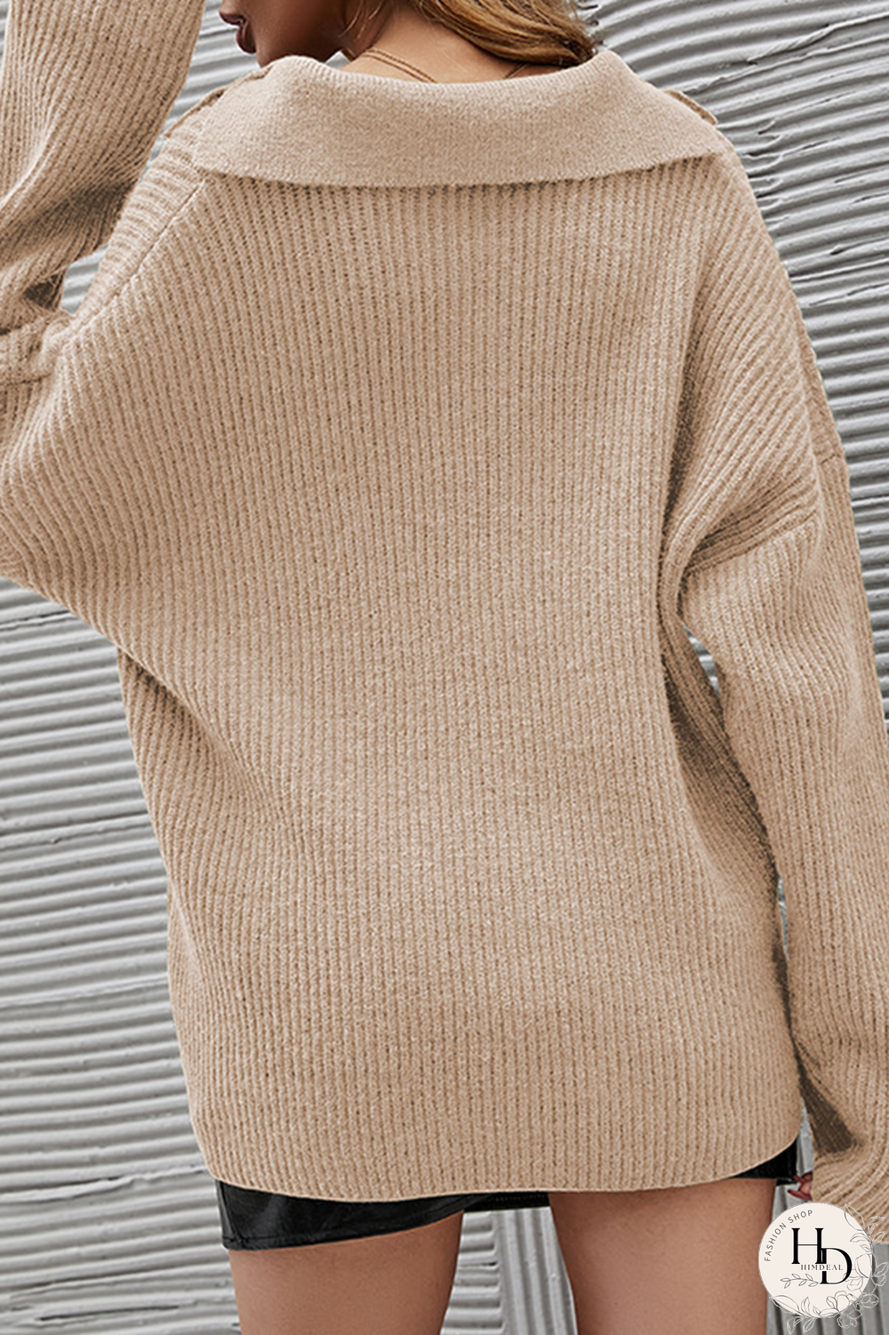 Casual Solid Patchwork Turndown Collar Tops(7 Colors)