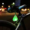 Bicycle Taillight Creative Egg Light Outdoor Night Riding High Brightness Heartbeat Warning Light Backpack Hanging Light Cycling Equipment
