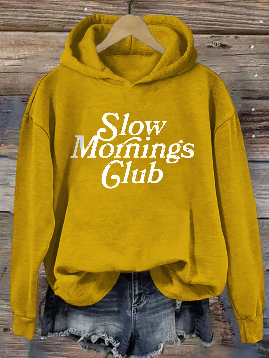 Slow Mornings Club Hoodie