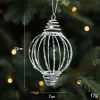 Silver Shimmers Christmas's Tree Hanging Decors