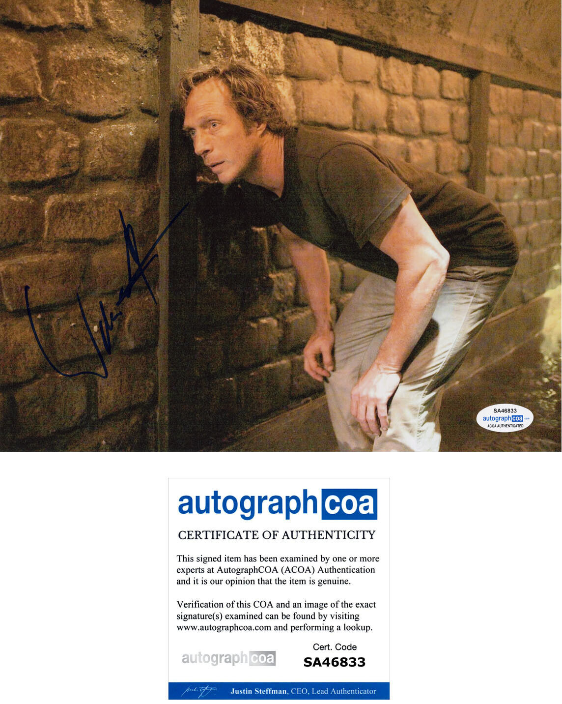 WILLIAM FICHTNER signed PRISON BREAK