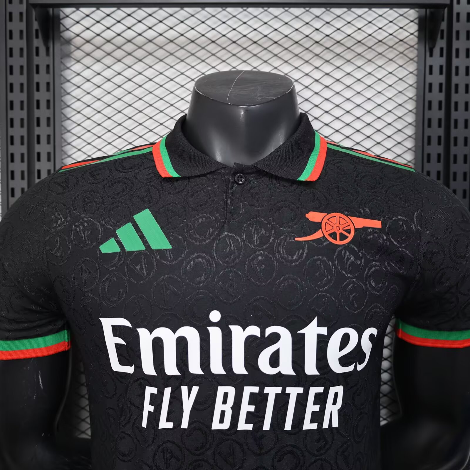 25/26 Arsenal Special Edition Black Player Version Football T-Shirt Thai Quality