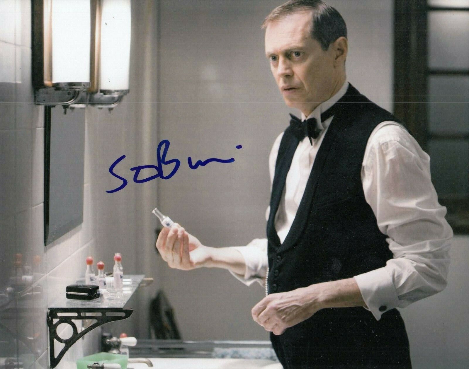 STEVE BUSCEMI signed (JOHN RABE) Movie 8X10 Photo Poster painting *Dr Robert Wilson* W/COA