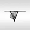 Men's Low-waist Ultra-thin Transparent Sexy Thong