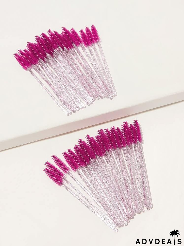 50pcs Silica Gel Eyelash Brush