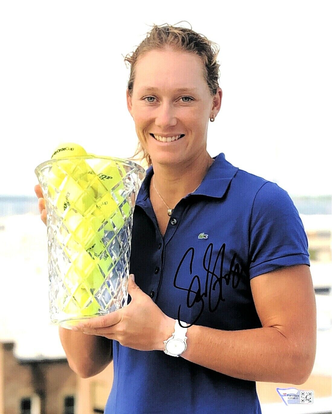 SAM STOSUR HAND SIGNED AUTOGRAPHED 8X10 TENNIS Photo Poster painting WITH FANATICS COA 1