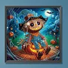 Halloween Vogelscheuche Sonderform Teilbohrer Dimond Malset 30x30cm