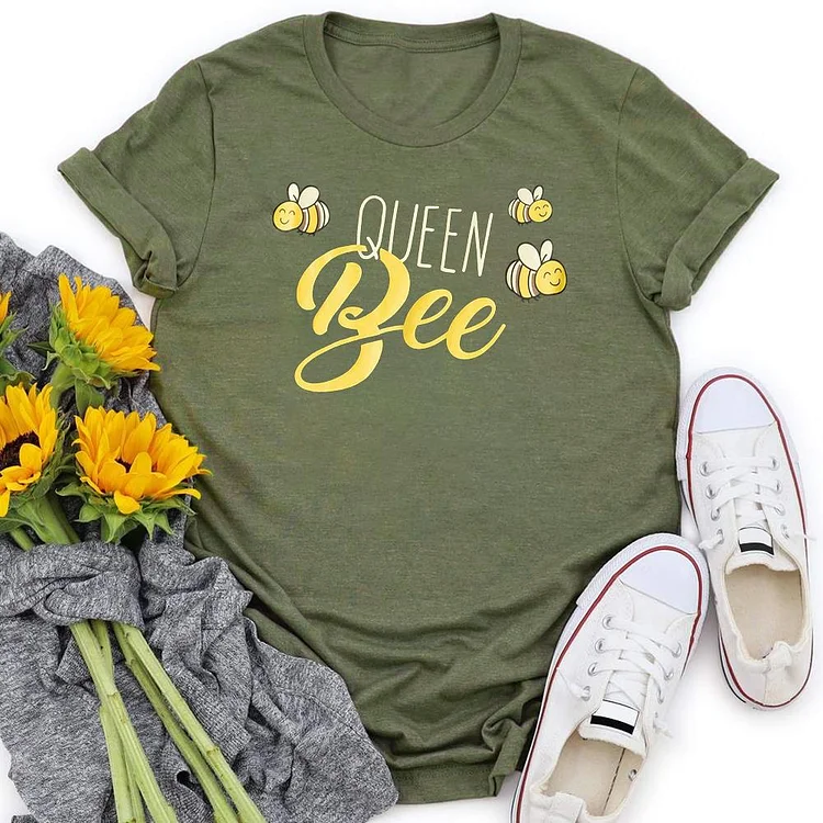 Queen Bee Kind T-shirt Tee -02771-Annaletters