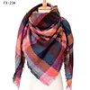 Plaid Pashmina Scarf Winter Scarf For Women