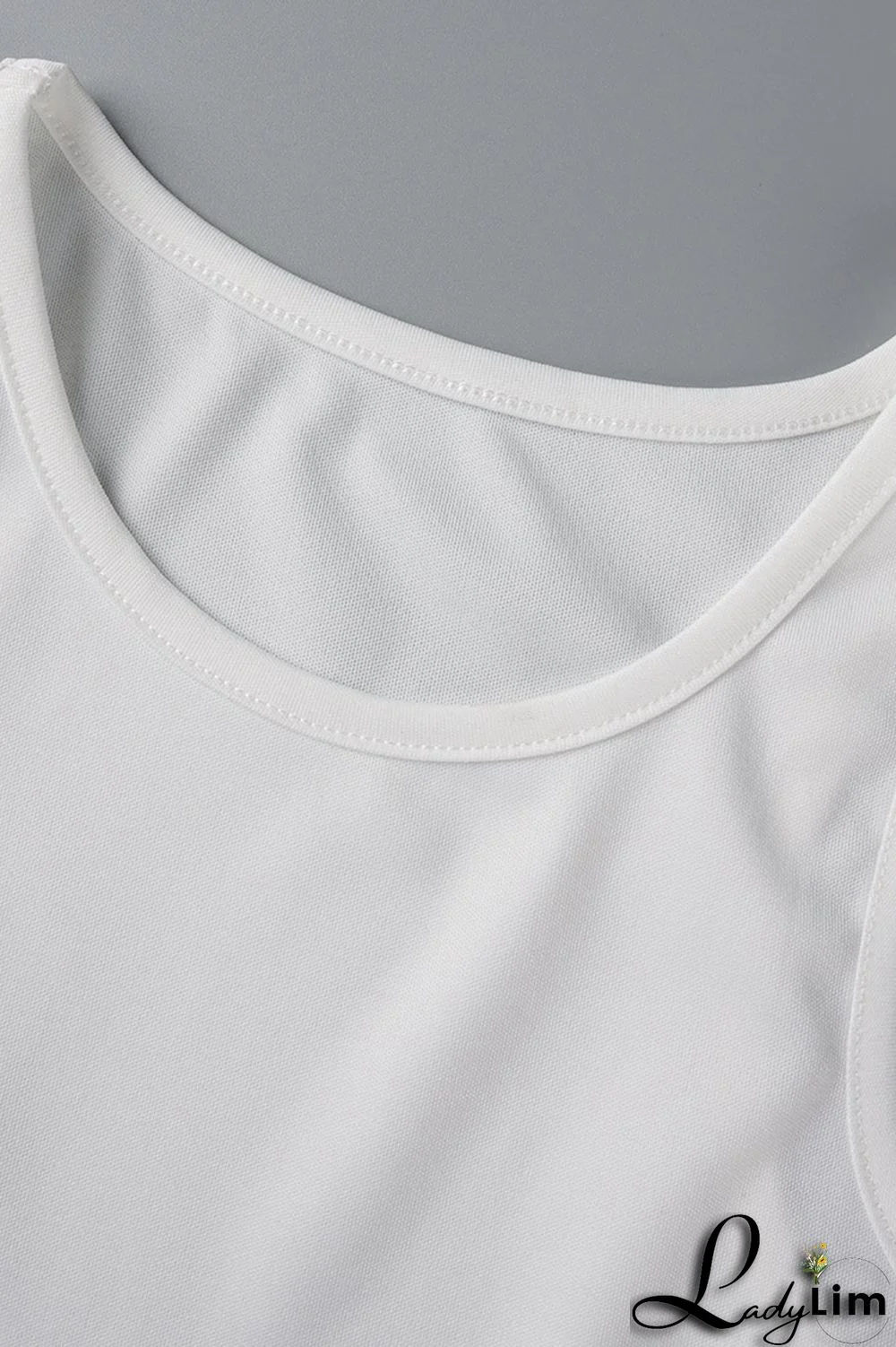 Orange Fashion Casual Sportswear Solid Basic O Neck Sleeveless Two Pieces