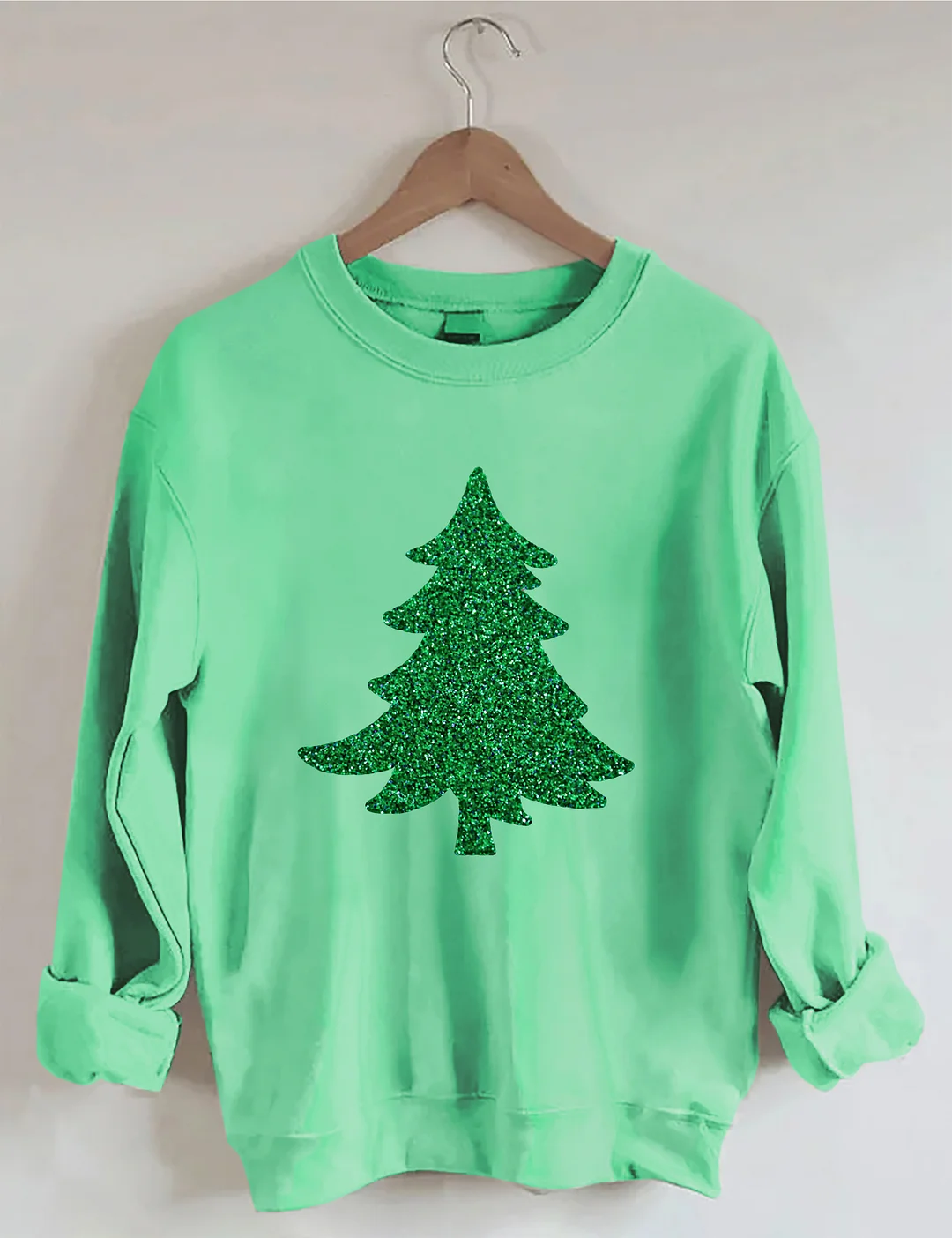 Glitter Sparkly Christmas Tree Sweatshirt