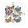 Color Butterfly-14CT Stamped Cross Stitch Kit(33x34cm)