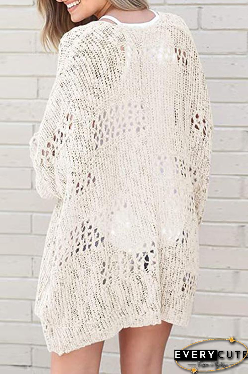 Crochet Knit Loose Cardigan