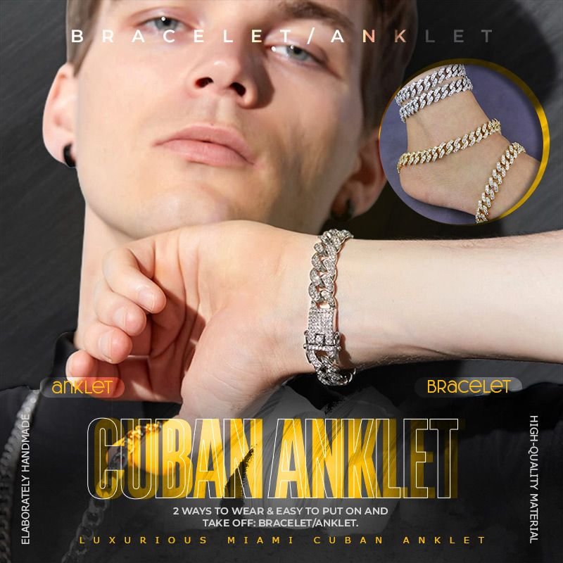 Luxurious Miami Cuban Anklet