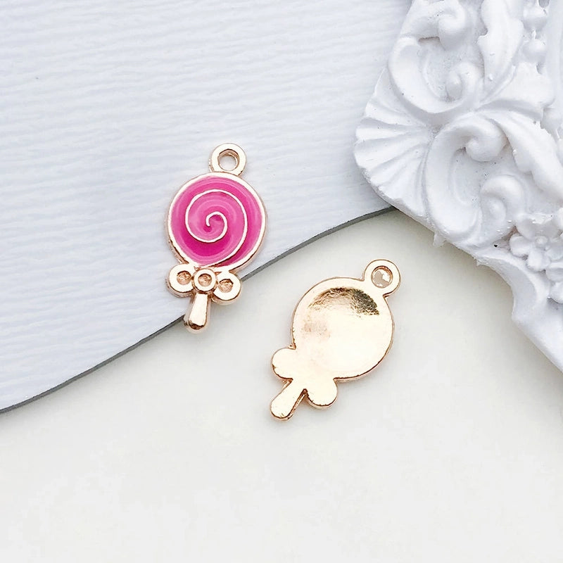 1 Piece 17 * 21mm Zinc Alloy Heart Shape Flower Pendant Jewelry Accessories