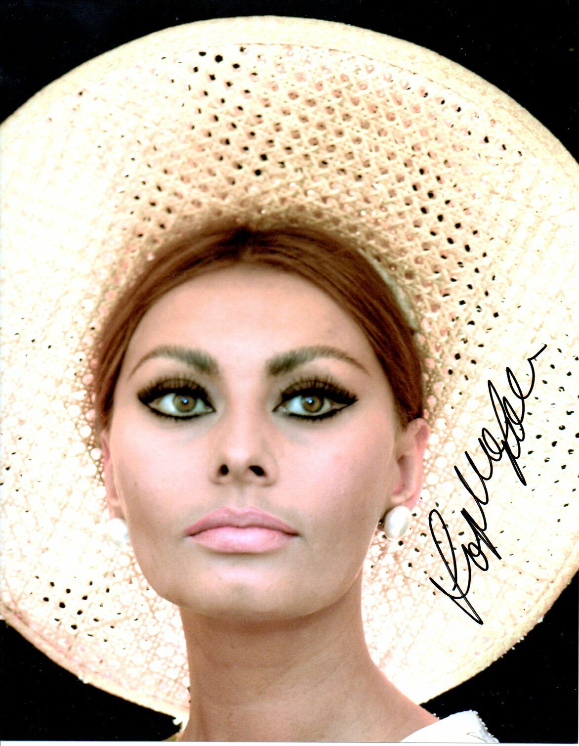 Sophia Loren Film Actress Signed Photo Poster painting 10 x 8