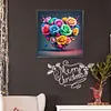 Diamond Painting-DIY Full Round Drill Colourful Love Roses