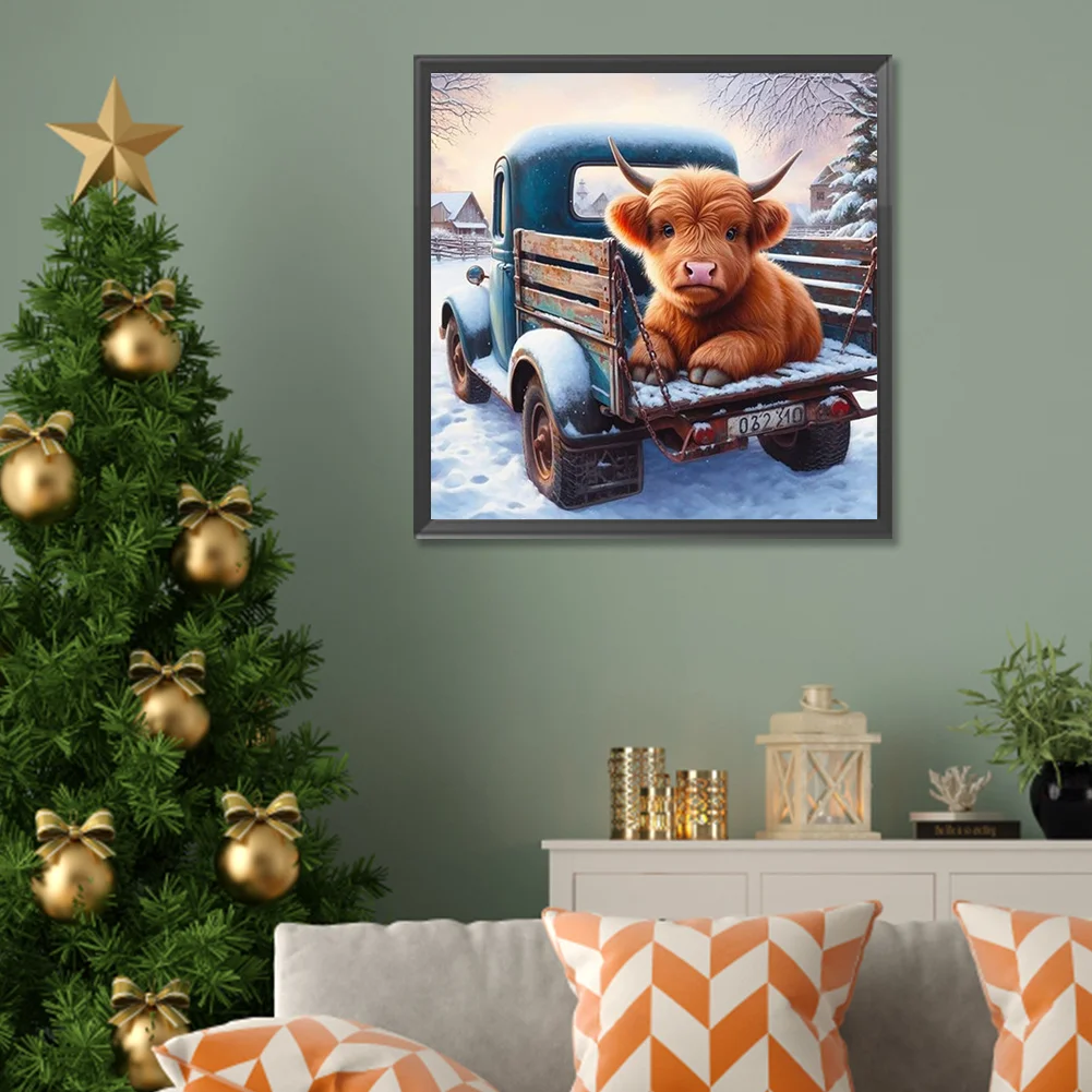 Diamond Painting - Full Round Drill - Calf(Canvas|30*30cm)