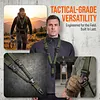 50PCS Nylon American-Style Braided Paracord Strap with Metal Buckle Vertical Single Point Gun Sling Shoulder Strap Woven Diagonal Single-Point Straps Ropes for Outdoors Training Mountaineering