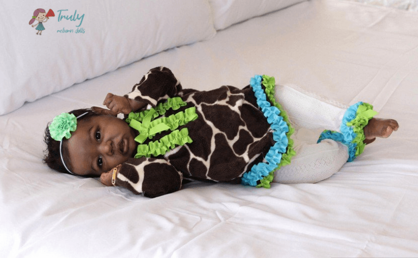 Cute Black Newborn 12'' Abigail Realistic African American Reborn Baby