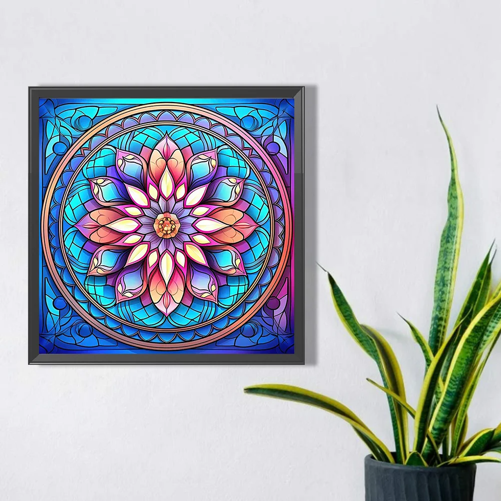 Partial AB Diamond Painting - Full Square Drill - Mandala(Canvas|45*45cm)