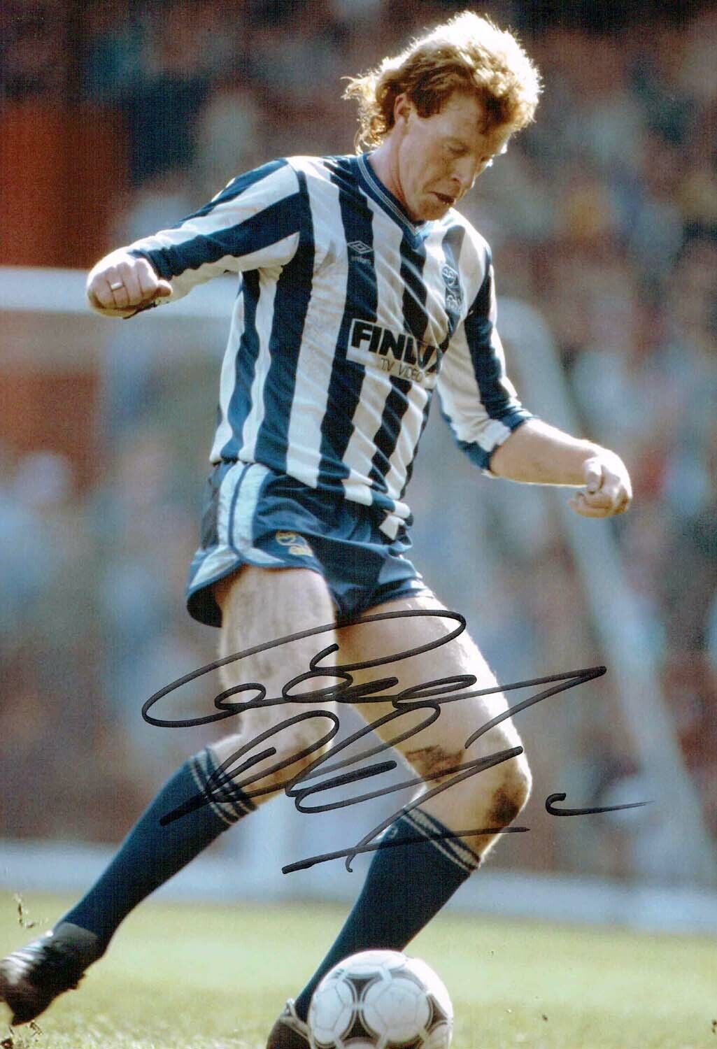 Gary MEGSON Signed Autograph Sheffield Wednesday Football Photo Poster painting 1 AFTAL RD COA