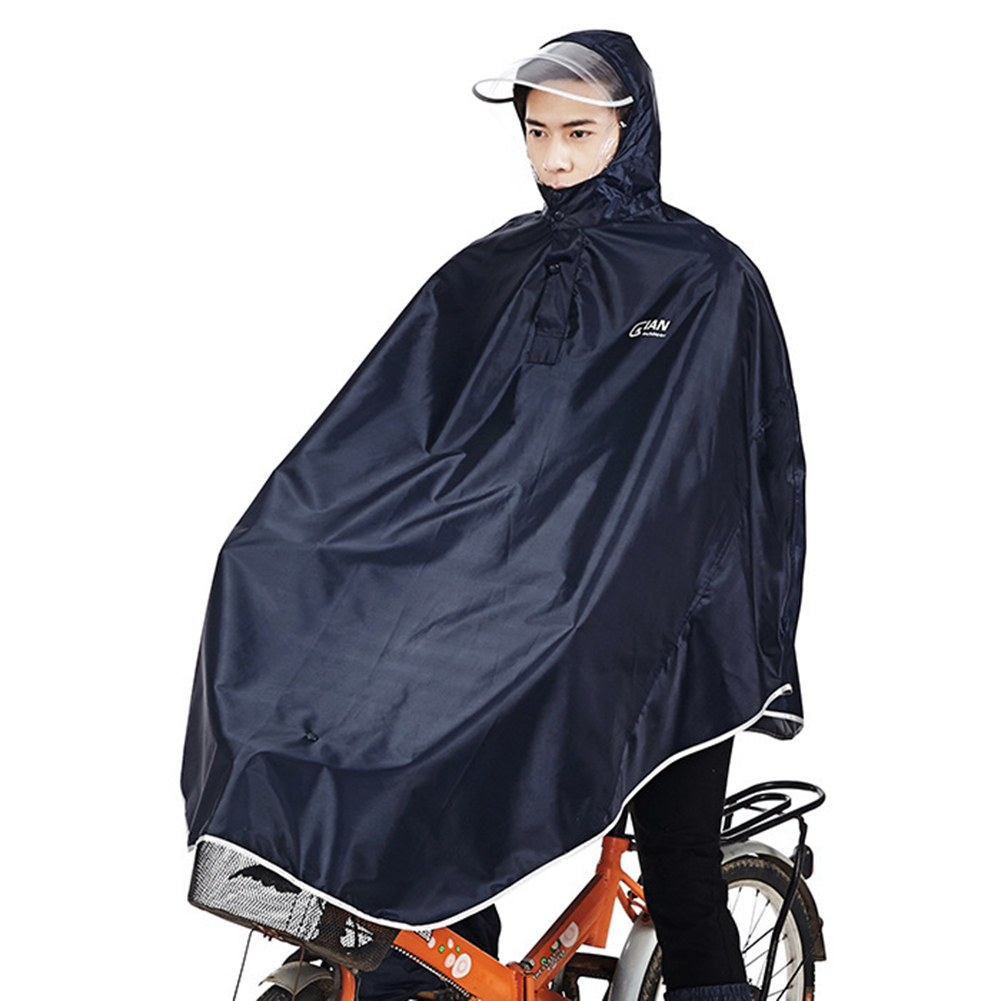 

Men Women Outdoor Raincoat Bicycle Hooded Windproof Cycling Rain Cape Cover, Yellow, 501 Original