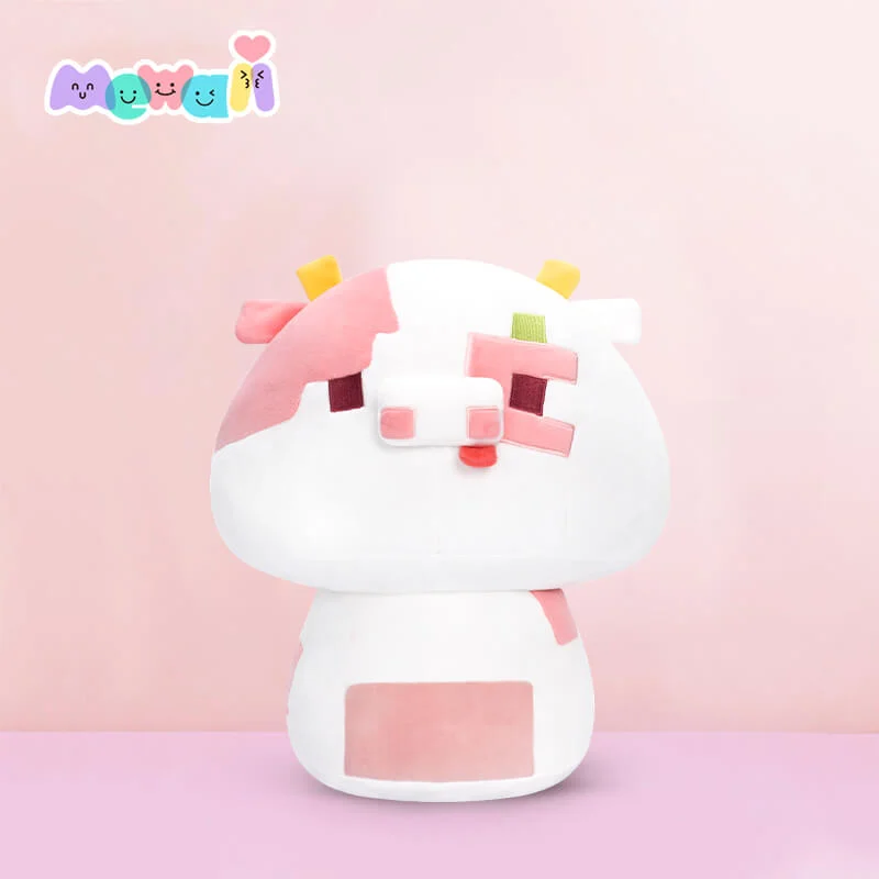 Mewaii Personalized Mushroom Family Digital Cow Kawaii Plush Pillow Squish Toy