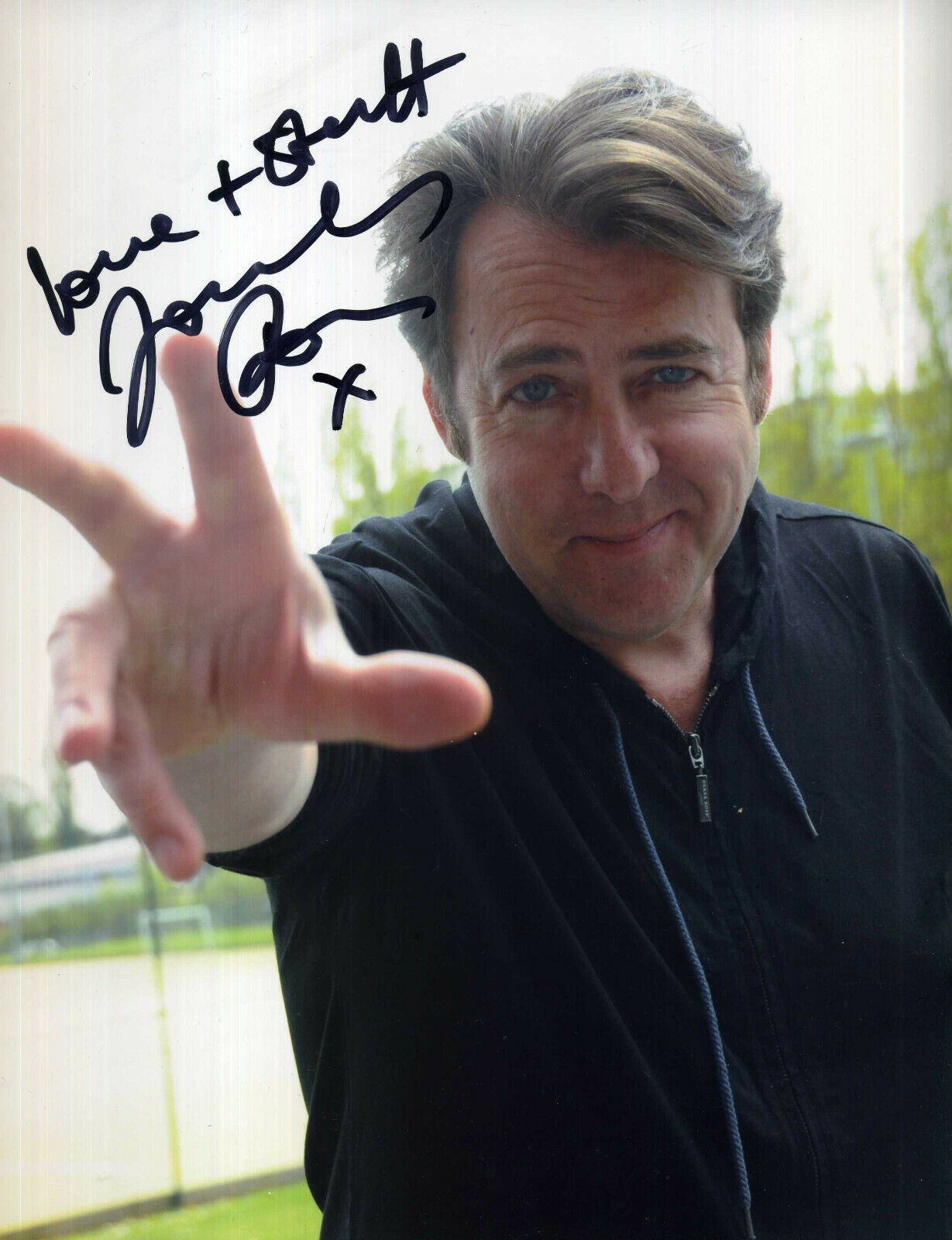 JONATHAN ROSS Signed Photo Poster paintinggraph - TV Presenter / Show Host - preprint