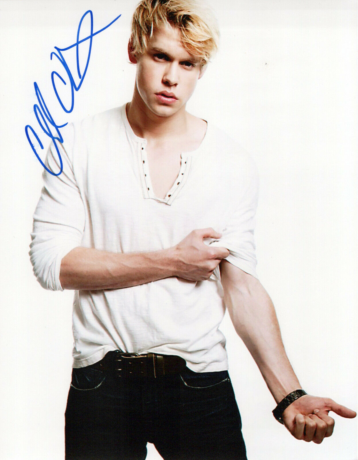 Chord Overstreet head shot autographed Photo Poster painting signed 8X10 #4