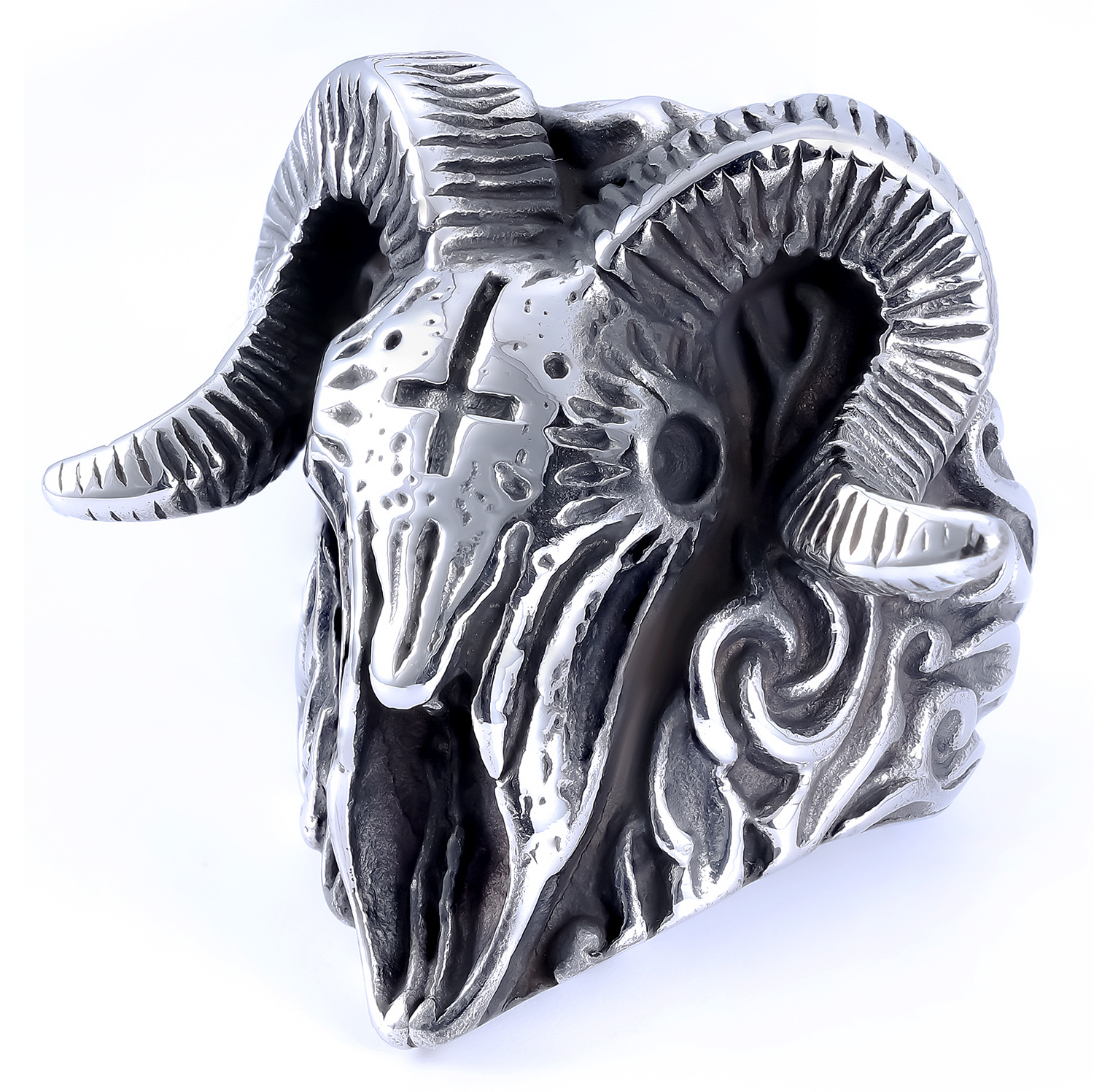 Ram Skull Ring: Tame the Wild, Forge Rebellion in Steel