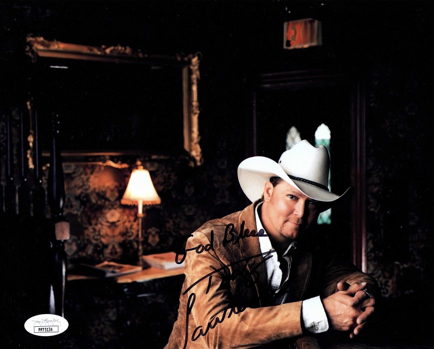 TRACY LAWRENCE Autograph Hand SIGNED 8x10 Photo Poster painting Country Music JSA CERTIFIED