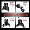 Set of 4,Engine Motor Mount Compatible with 2007 2008 2009 2010 2011 Toyota Camry 2.4L Automatic Transmission, Replaces for A4207 A4211 A4274 A62009