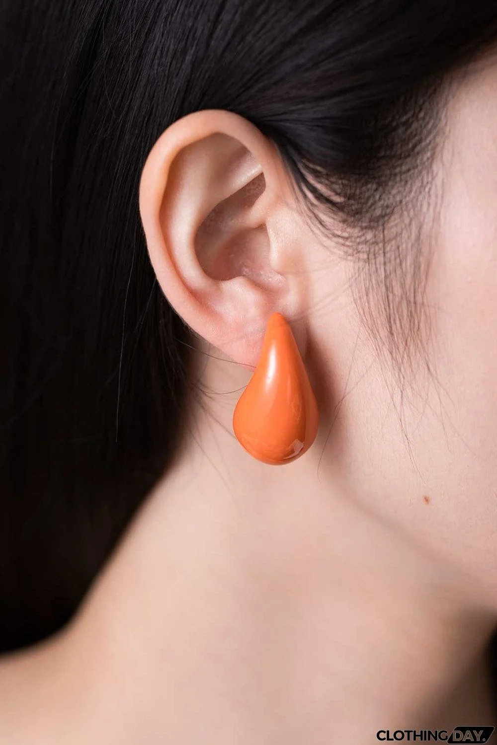 Big Size Water Drop Brass Earrings