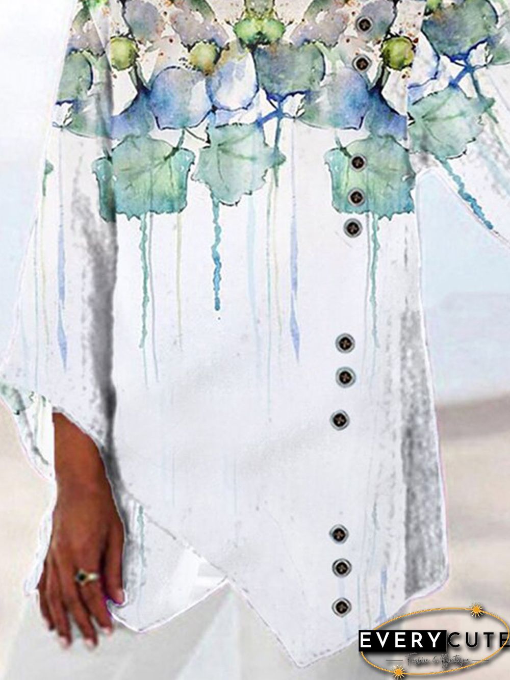 3/4 Sleeve Elegant Tunics